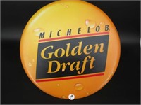 Michelob Golden Draft Lighted Sign - Bottle Cap
