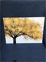 Modern Canvas Art Tree In Fall 26 x18