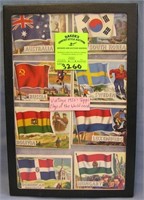 Collection of Topps Flags of the world cards