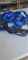 Safety harness with drop line