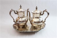 Silverplate Coffee & Tea Service Set