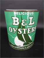B&L Oyster Tin - 1 Gallon