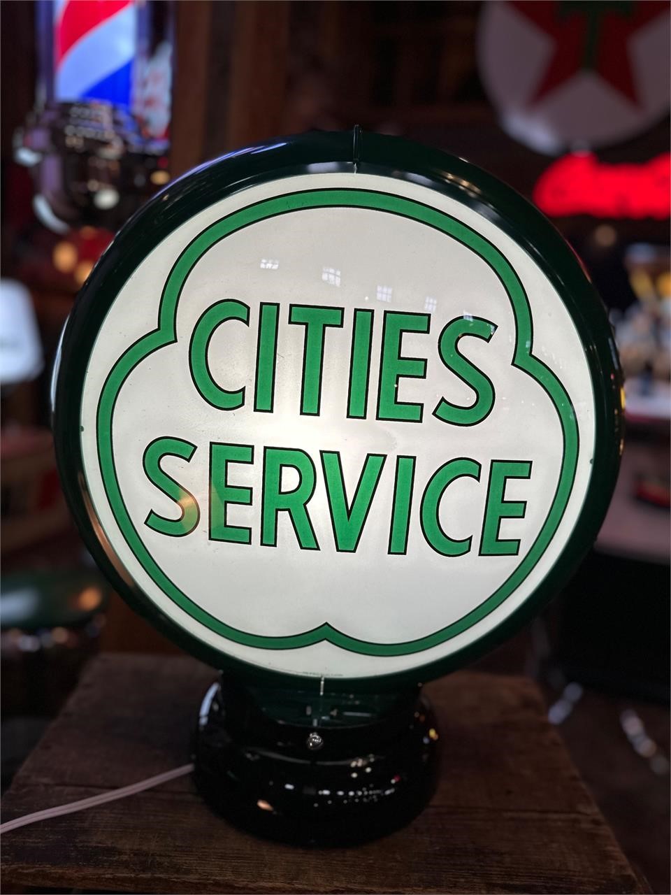 16” Round Cities Service Light Up Globe