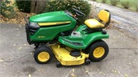 John Deere X380 Lawn Tractor, 48”Deck 396 hrs
