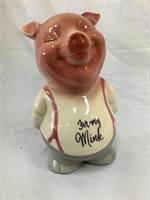 FULL Vintage piggy bank USA