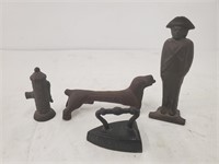(4) Miniature Cast Iron Pieces