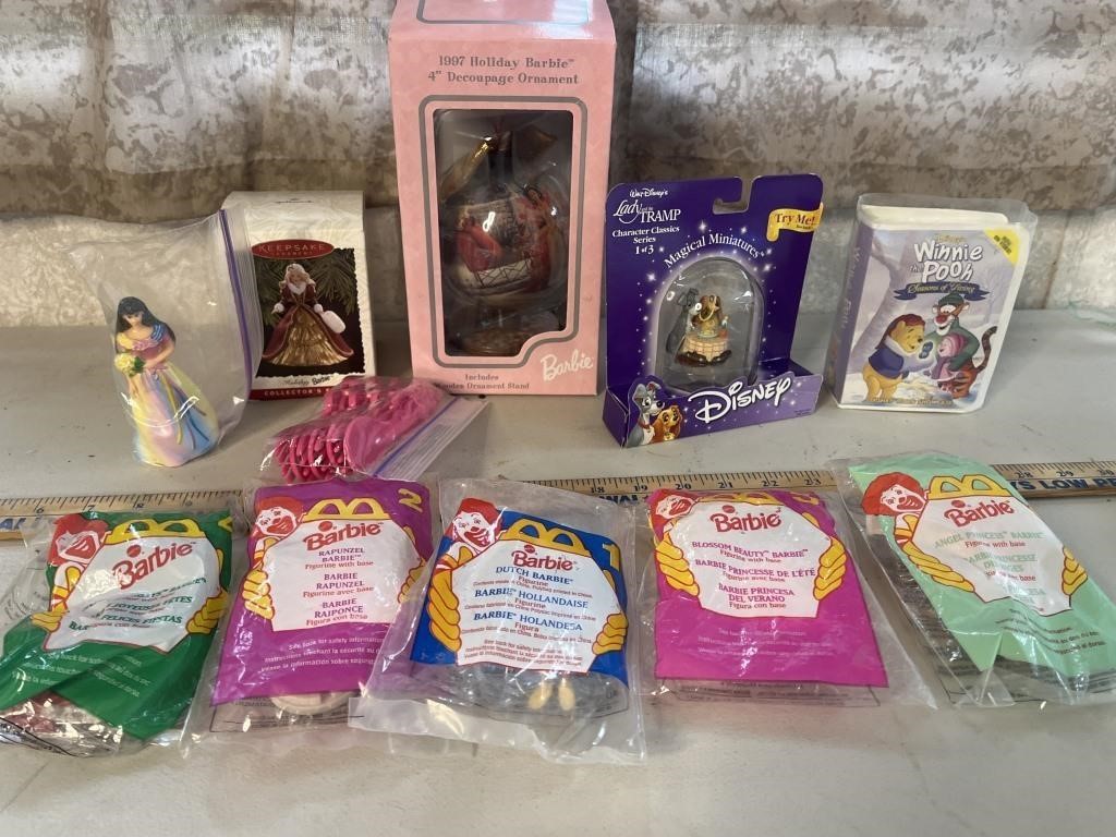 Barbie & Disney Collector Items & Ornaments