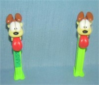 Pair of vintage PEZ Candy containers