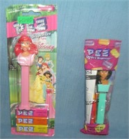 Pair of vintage PEZ Candy containers