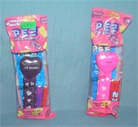 Pair of vintage PEZ Candy containers