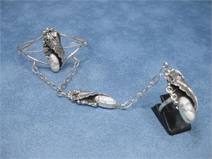 S.S. White Buffalo Slave Chain Bracelet Hallmark