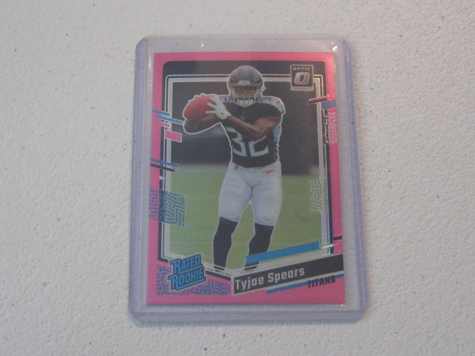 2023 DONRUSS OPTIC TYJAE SPEARS RC PINK