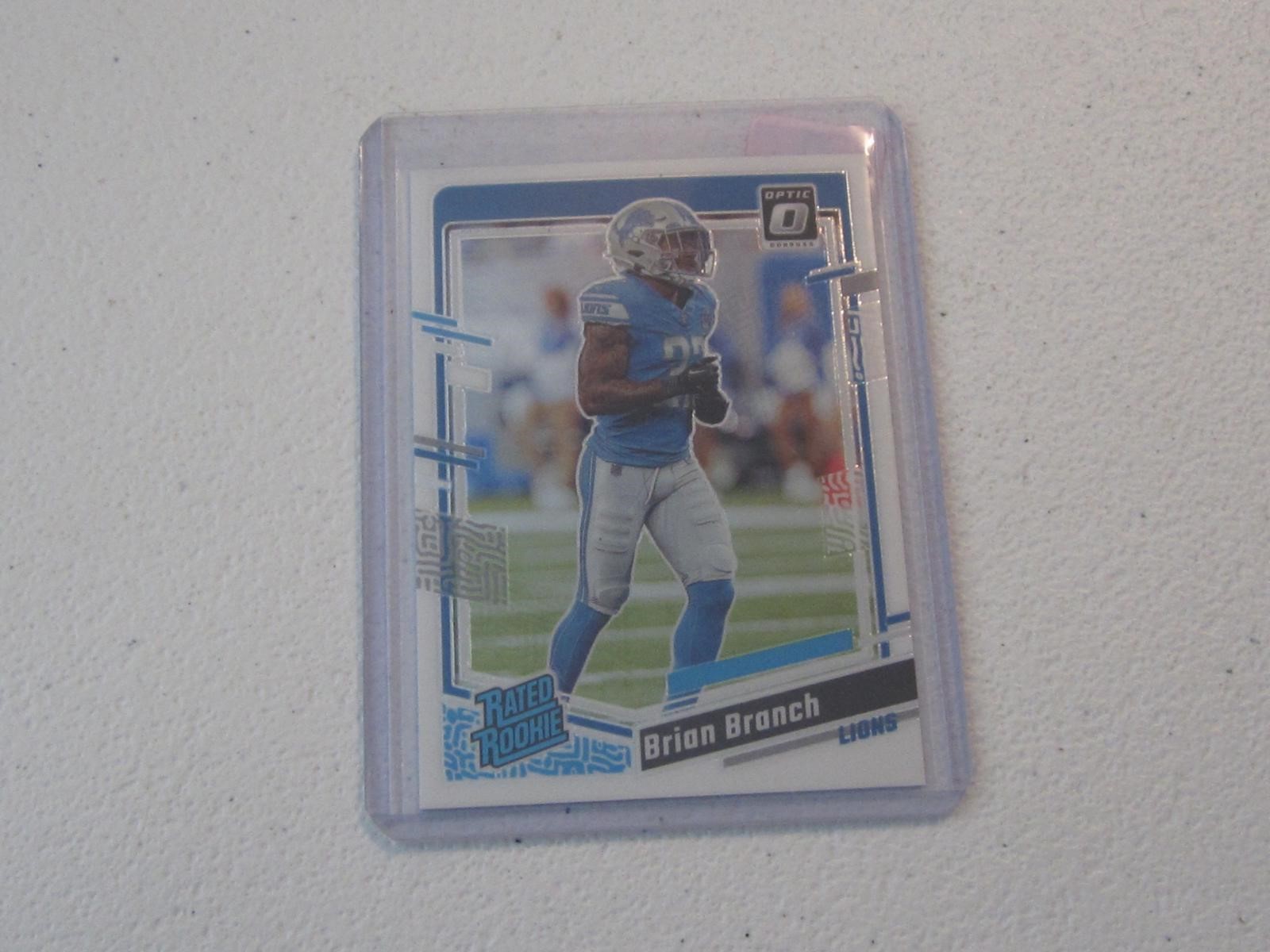 2023 DONRUSS OPTIC BRIAN BRANCH RC LIONS