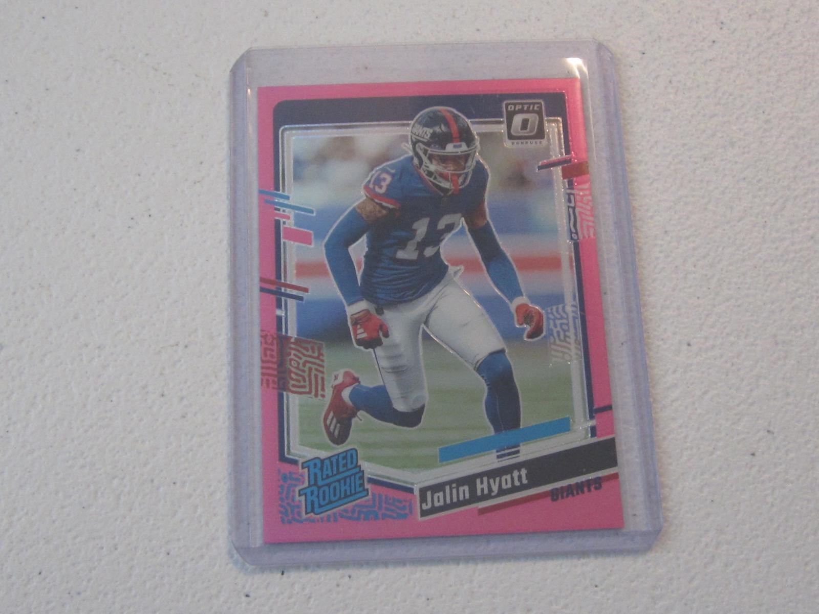 2023 DONRUSS OPTIC JALIN HYATT RC PINK