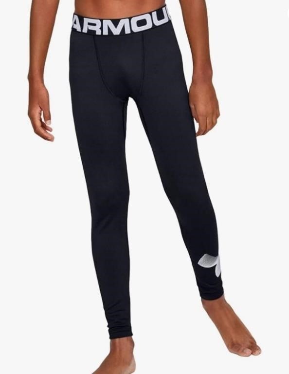 Under Armour Boys' ColdGear Leggings- YOUTH XS