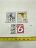 lot of 3 hockey cards