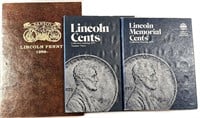 (3) Albums w/ Lincoln Memorial Cents