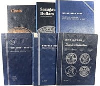 (6) EMPTY Whitman Coin Albums