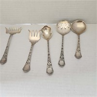 5 Sterling Serving pieces