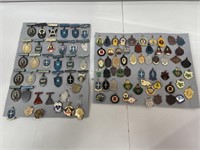 Box Lot Assorted Marching Badges