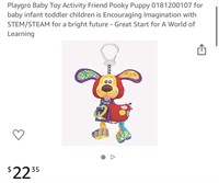 Playgro Baby Toy Activity Friend Pooky Puppy