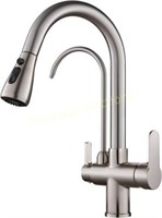 3-Way Faucet  Water Filter (Brushed Nickel)