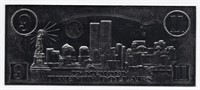 Silver Leaf 9/11 World Trade Center $20