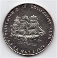 1970 Saint John Coin Club APNA Silver Medal