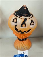 14" Halloween Pumpkin Blow Mold - No Cord