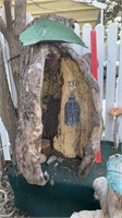 Tree Stump Garden Art / Pixie / Gnome House