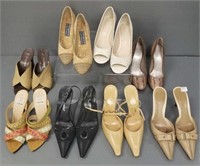 8 designer women's shoes including Yves St.