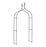W5501  Gardman Gothic Metal Trellis Arch, 7.5 ft,