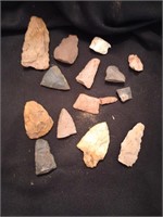 Group of native artifacts