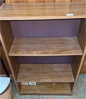 Three Shelf Bookcase, 36"T x 21"W x 10"D