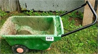 Yard buggy/wheel barrel 
All hard plastic with