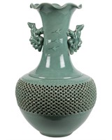Large Chinese Vase - Signed