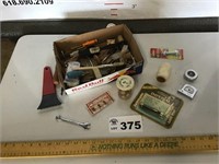 POCKET KNIFE, TAPE MEASURES, DRAWER CLEAN OUT