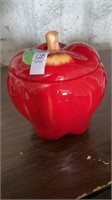 Vintage Large Ceramic Apple Cookie Jar