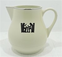 Hall China Silhouette pitcher, 7 1/2"