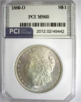 1880-O Morgan MS65 LISTS FOR $15000