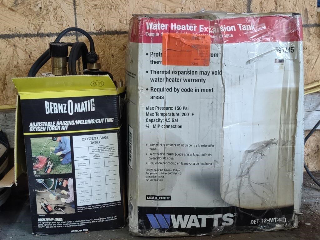 Water Heater Expansion Tank & Bernz-O-Matic