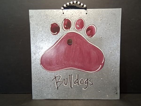 Hand Painted Mississippi State Metal Sign