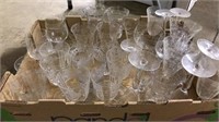 COLL OF ETCHED STEMWARE