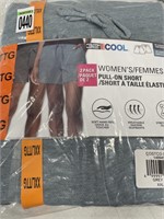 32 COOL 2 PACK OF WOMENS SHORTS XXL