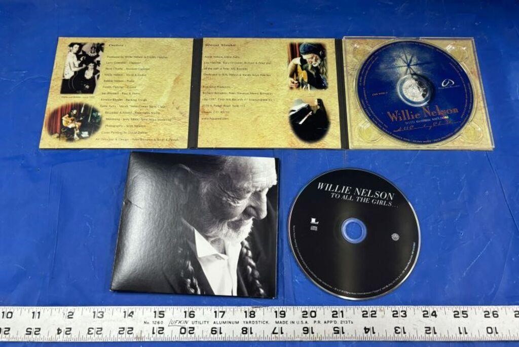2 Willie Nelson Music CDs