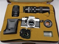 Pentacon Praktica MTL5 Camera & Misc. Lenses