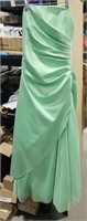 Long Light Green Ball Gown sz 10