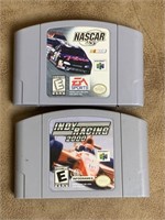Two N64 Games - Indy Racing 2000 and
