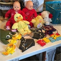 dolls, toys, more
