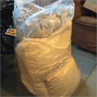 pillows, comforter & space bags